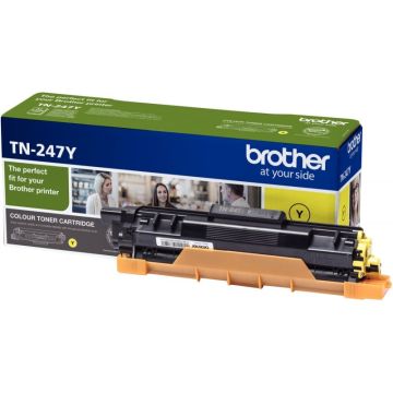 Brother TN247Y toner laser jaune haute capacité authentique