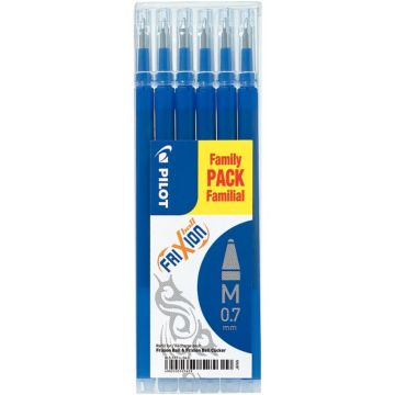 Étui de 6 recharges Frixion bleues