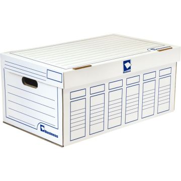 Paquet de 5 containers de boîtes à archives avec couvercle