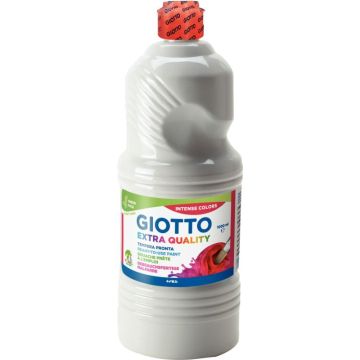 Flacon de 1L de gouache liquide GIOTTO coloris blanc