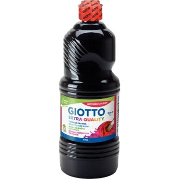 Flacon de 1L de gouache liquide GIOTTO coloris noir