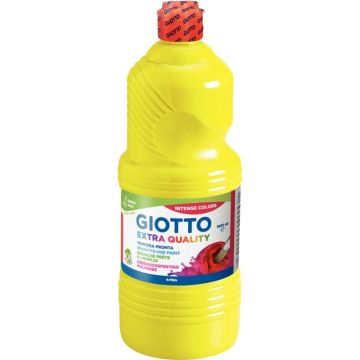 Flacon de 1L de gouache liquide GIOTTO coloris jaune primaire