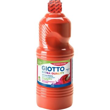Flacon de 1L de gouache liquide GIOTTO coloris rouge écarlate