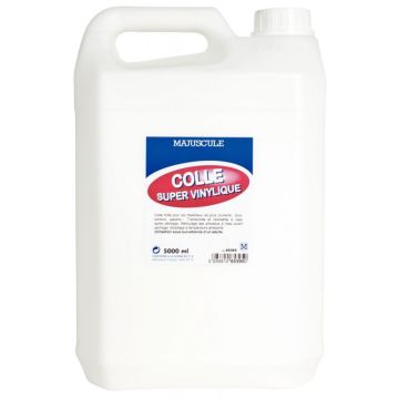 Bidon 5L de colle super vinylique MAJUSCULE