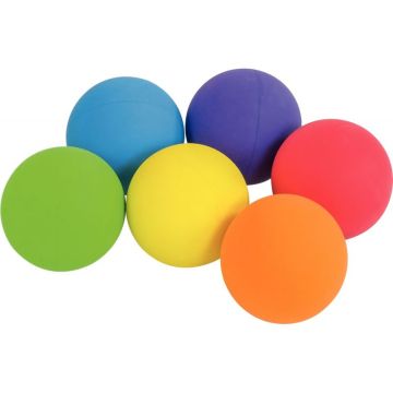 Lot de 6 balles rebondissantes diamètre 6cm