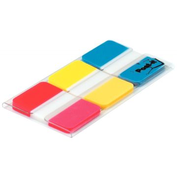 Carte de 66 index rigide standard format 25,4 x 38 mm coloris vifs assortis