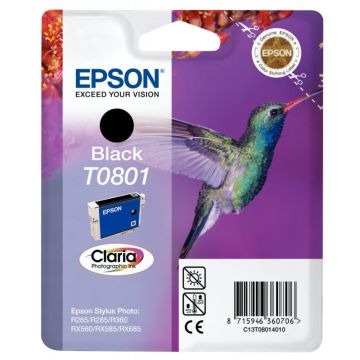Epson COLIBRI cartouche jet d'encre noire authentique (T080140)