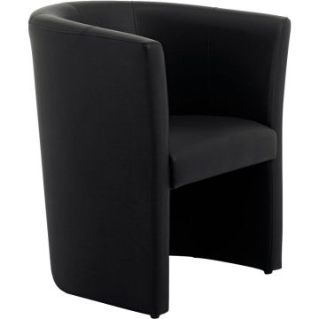 Chauffeuse club noir