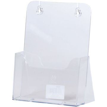 Porte-brochures vertical 1 compartiment 148x210mm transparent