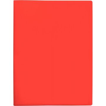 Protège-documents couverture souple en polypropylène 80 vues, rouge