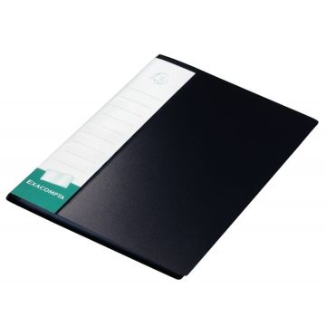 Protège-documents UP-LINE 60 vues, couverture en polypropylène rigide noir