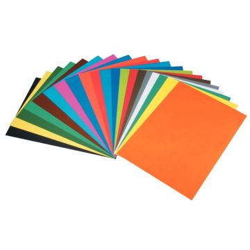 Paquet de 10 feuilles CARTA 50x65cm 270g noir