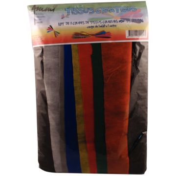 Lot de 8 coupons tissu non tissés, 1 x 1,60 m