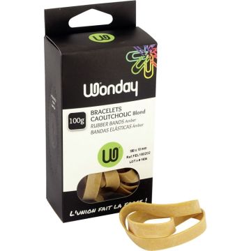 Boite de 100g de bracelets blond 180x10mm