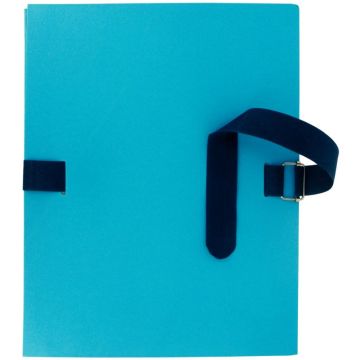 Chemise extensible toilée avec rabat, bleu