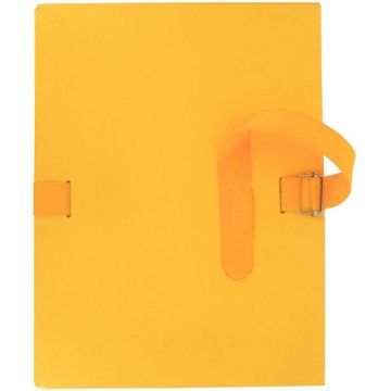 Chemise extensible toilée avec rabat, jaune