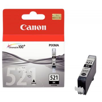 Canon 521 cartouche jet d'encre noire authentique (CLI521BK)