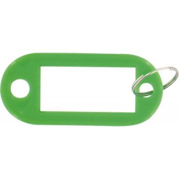 Sac 20 porte-clés avec étiquettes Vert