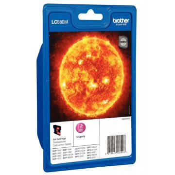 Brother SOLEIL cartouche jet d'encre magenta authentique (LC980M)
