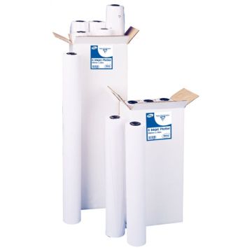 Paquet de 3 rouleaux papier 0,914x91m 80G jet d'encre