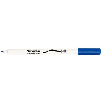 Feutre tableau blanc MBudget pointe fine bleu