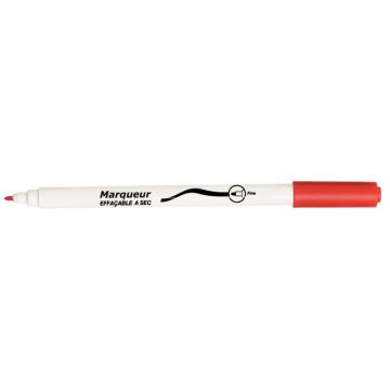 Feutre tableau blanc MBudget pointe fine rouge