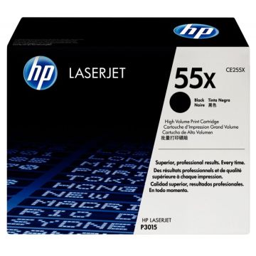 HP 55X toner noir grande capacité authentique (CE255X)