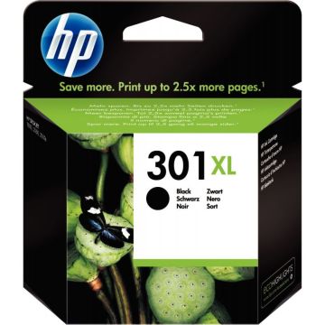 HP 301XL cartouche d'encre noire grande capacité authentique (CH563EE)