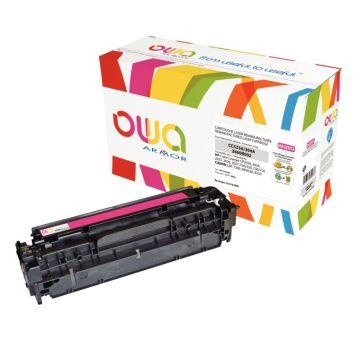 Cartouche laser compatible HP 304A et Canon 718 magenta