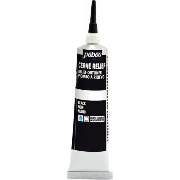 Tube à canule cerne relief 37 ml  noir