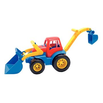 Tractopelle en plastique, longueur 42 cm