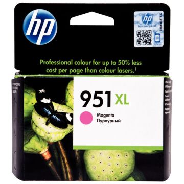 HP 951XL cartouche d'encre magenta grande capacité authentique (CN047AE)