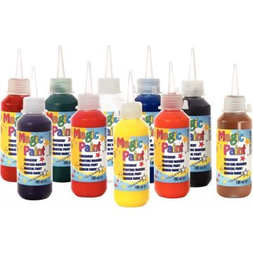 Carton de 10 Flacons 100 ml de peinture MAGIC PAINT