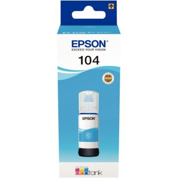Epson 104 flacon d'encre cyan authentique (T00P240)
