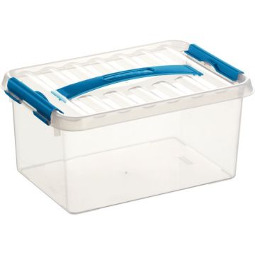 Boîte de rangement avec couvercle QLINE 6L 31 x 20 x 14cm