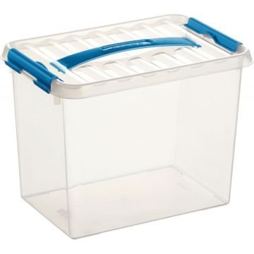 Boîte de rangement avec couvercle QLINE 9L 31 x 20 x 22cm
