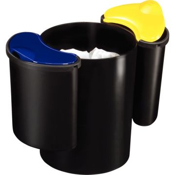 Kit tri sélectif 1 corbeille avec 2 compartiments