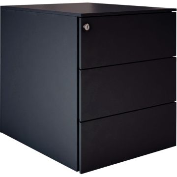 Caisson métallique mobile 3 tiroirs anthracite