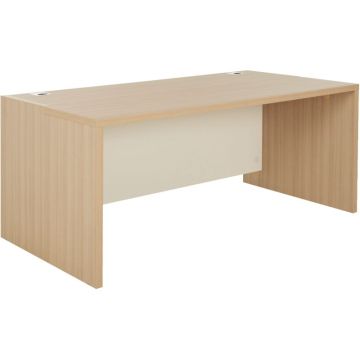 Bureau simple Brabant L180xH75xP90cm chêne structuré/blanc