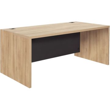 Bureau simple Brabant L180xH75xP90cm chêne du bocage/anthracite