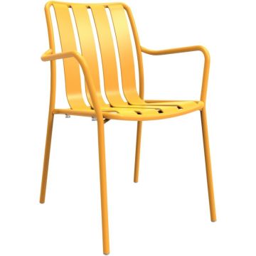 Chaise avec accoudoirs Verano miel