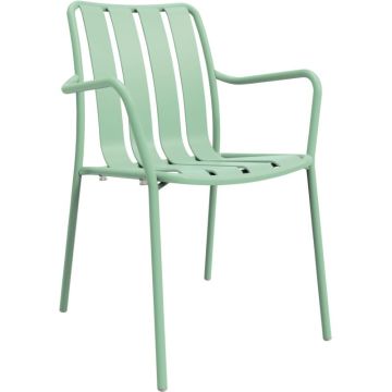 Chaise avec accoudoirs Verano vert menthe