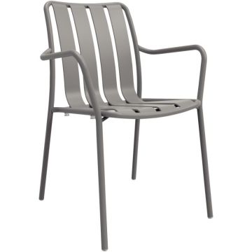 Chaise avec accoudoirs Verano gris