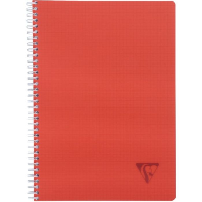 Cahier à reliure intégrale 180 pages LINICOLOR ESSENCE, format A4, quadrillé 5x5 Cahiers spirales 21 x 29,7