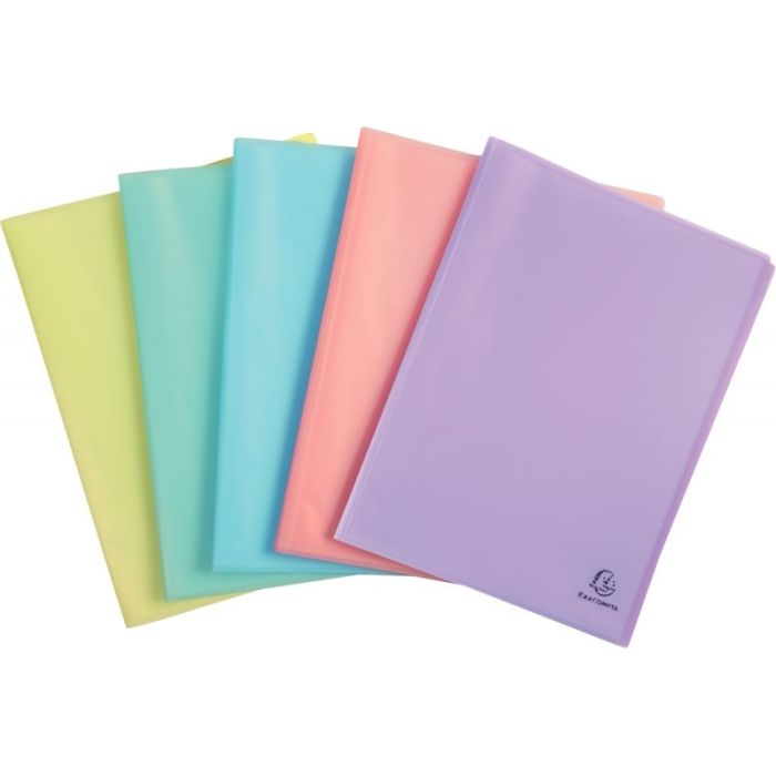 Protège-documents CHROMALINE Pastel 40 vues, coloris assortis Proteges documents pochettes fixes