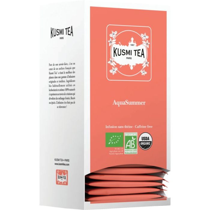 Boite 25 sachets AQUASUMMER kusmi Tea Boissons chaudes