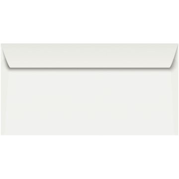 Boite de 500 enveloppes blanches 110x220mm 80g bande siliconée fenêtre 35x100mm