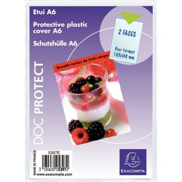 Etui simple format A6 en PVC