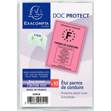 Etui pour permis de conduire en PVC