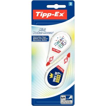 Blister de 2 Tipp-Ex Mini Pocket Mouse
